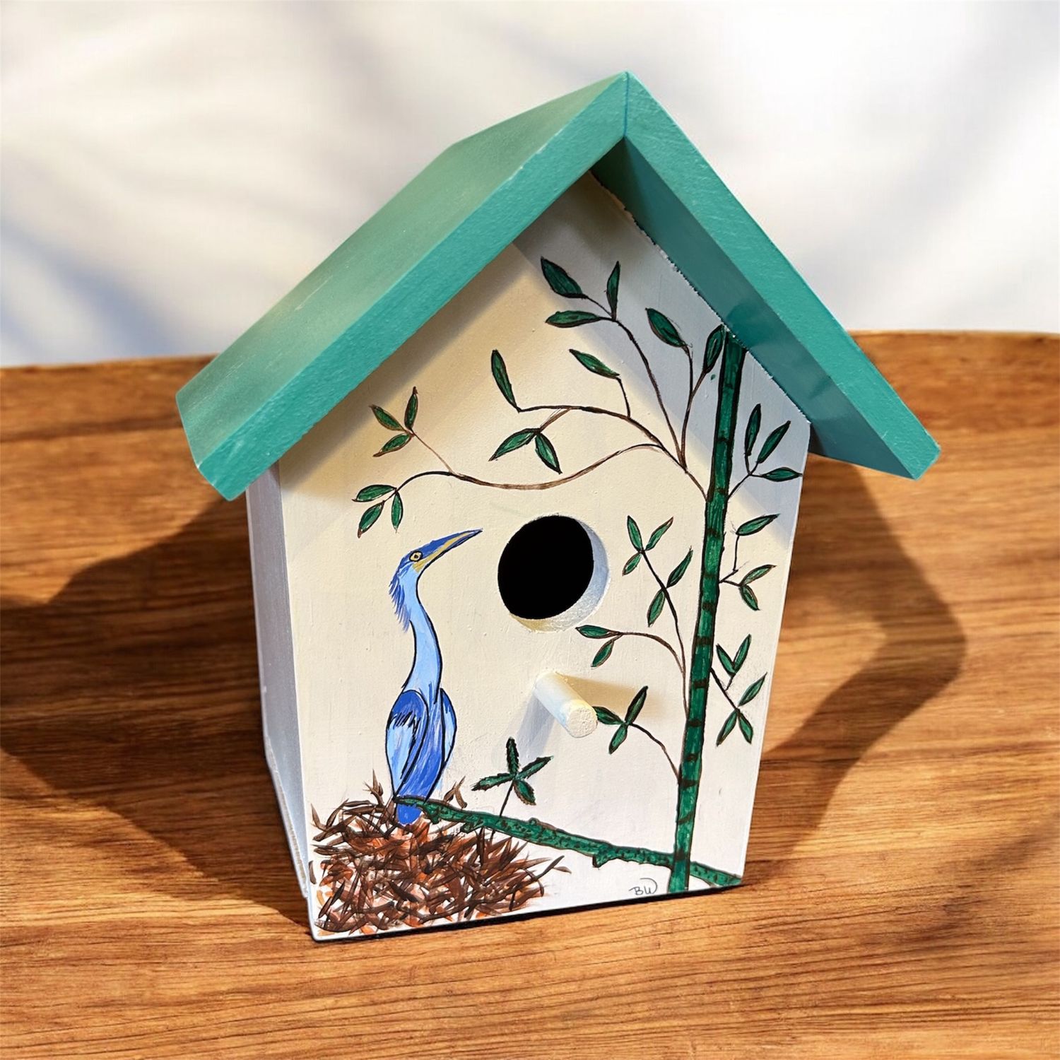 Wilson Birdhouse Blue Crane