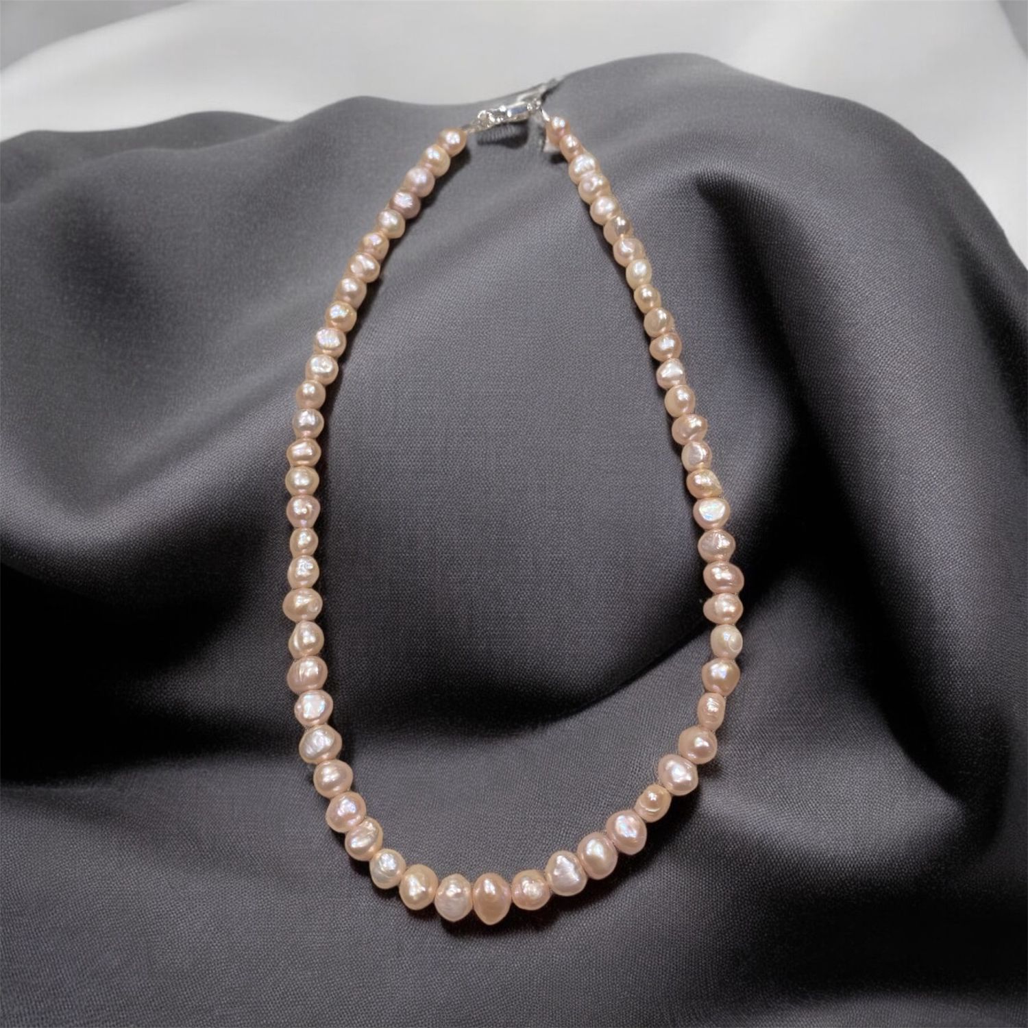 Trueworthy Necklace Natural Pink Pearl Strand