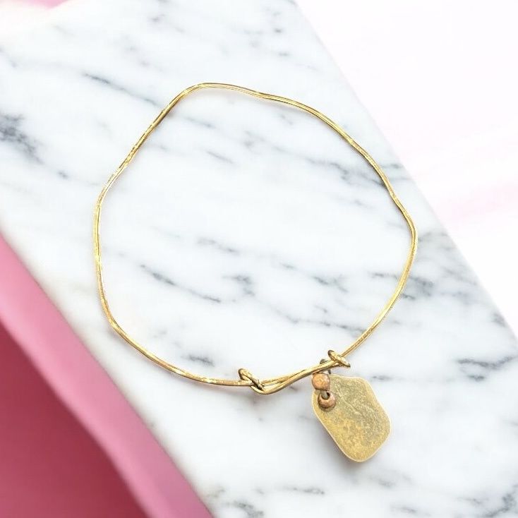 BQD Bracelet Adjustable Bangle Phosphor Bronze Small