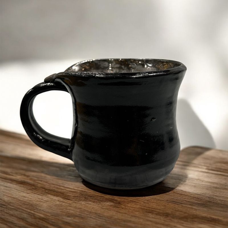 Humble Earth Mug Black Wide