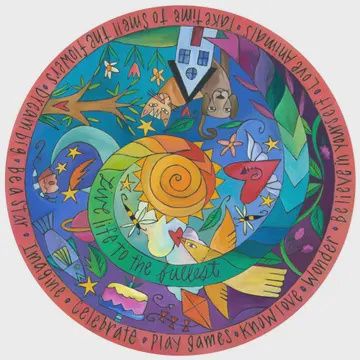 Sincerely &quot;Happy Spiral&quot; Lazy Susan