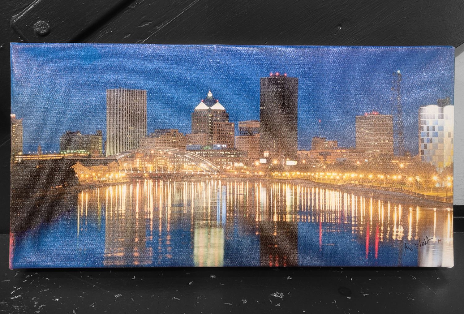 Wallace Blue City Unframed