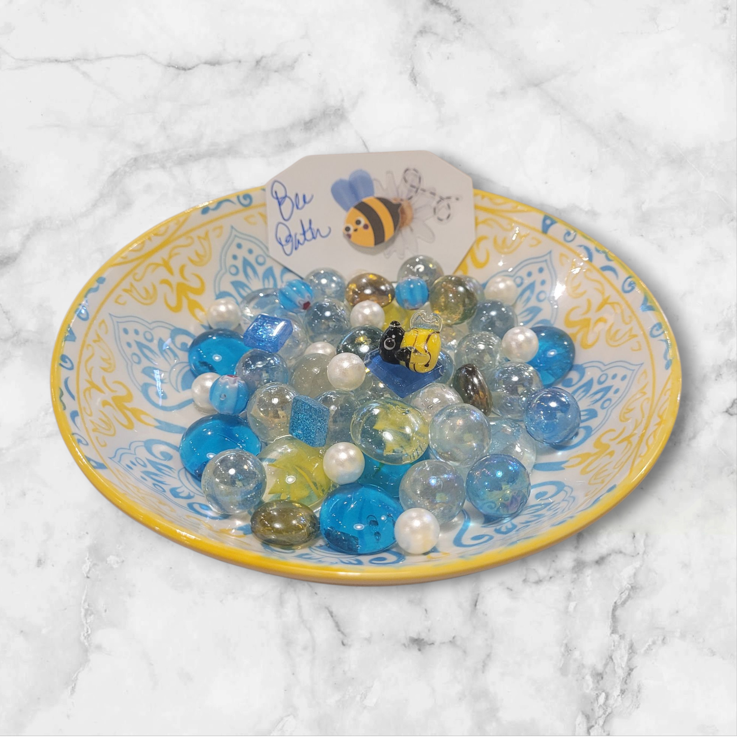 Stam Bee Bath Yellow/Turquoise