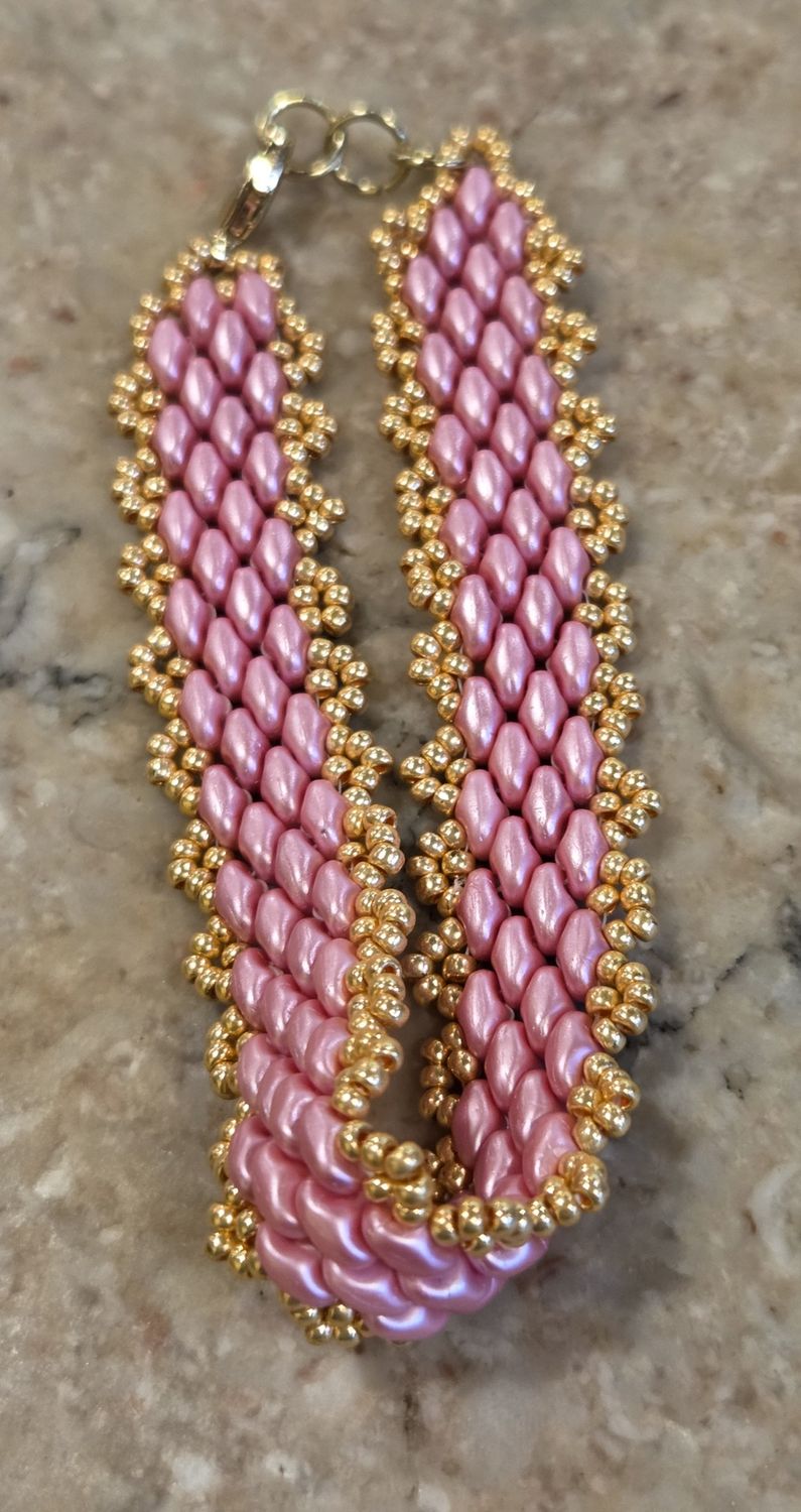 Boerman Bracelet Guacamole Style in Pink &amp; Gold
