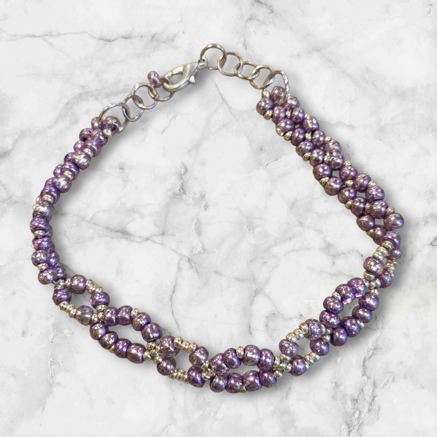 Boerman Bracelet Lavender &amp; Silver