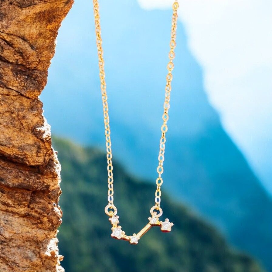Kalli Necklace Gold Plated Aries