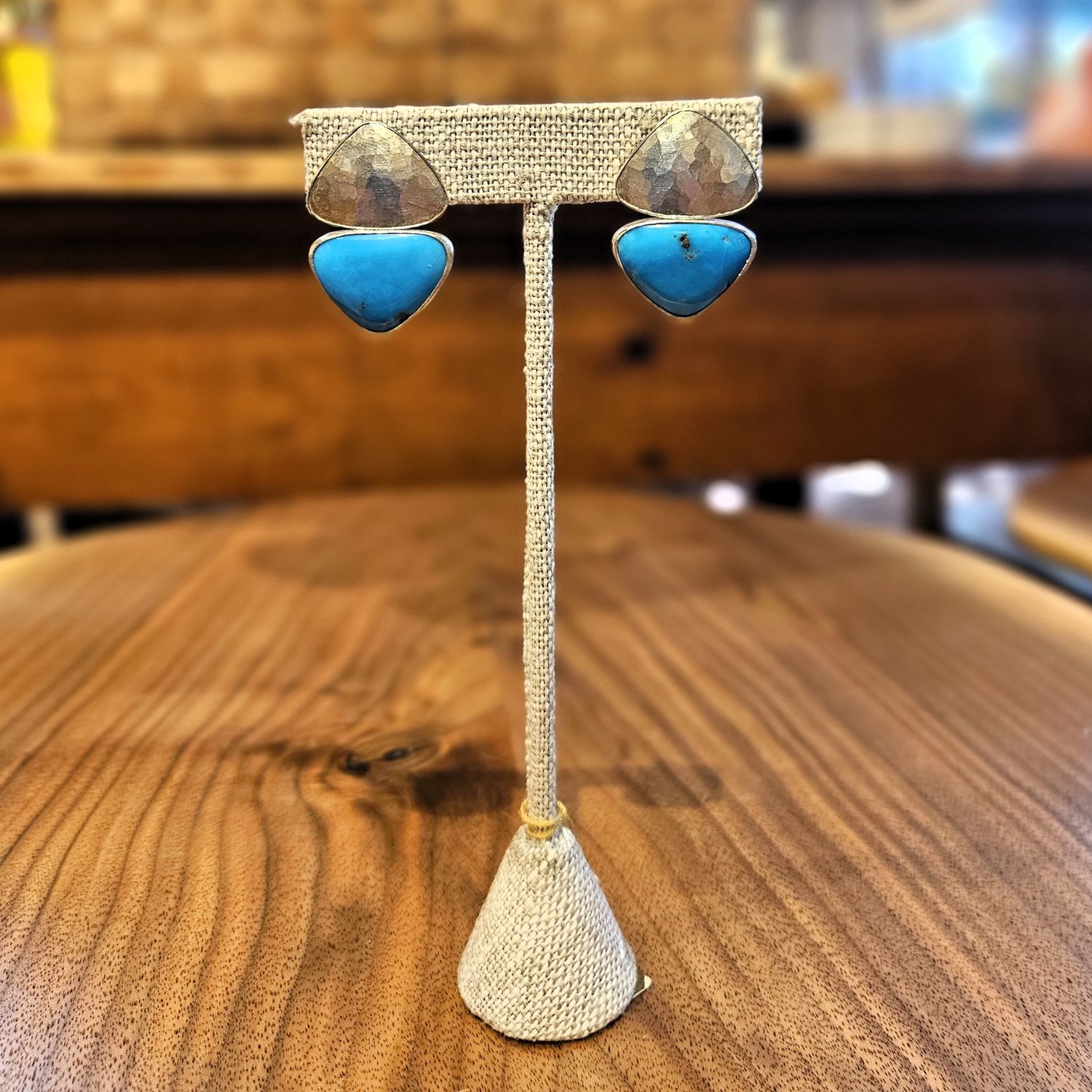 Keleher Earrings Sterling Silver and Turquoise Post