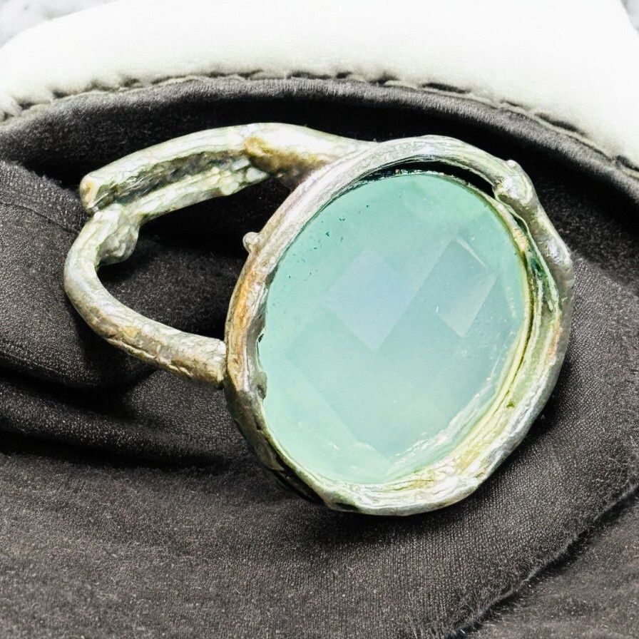 Rodgers Ring Aqua Chalcedony