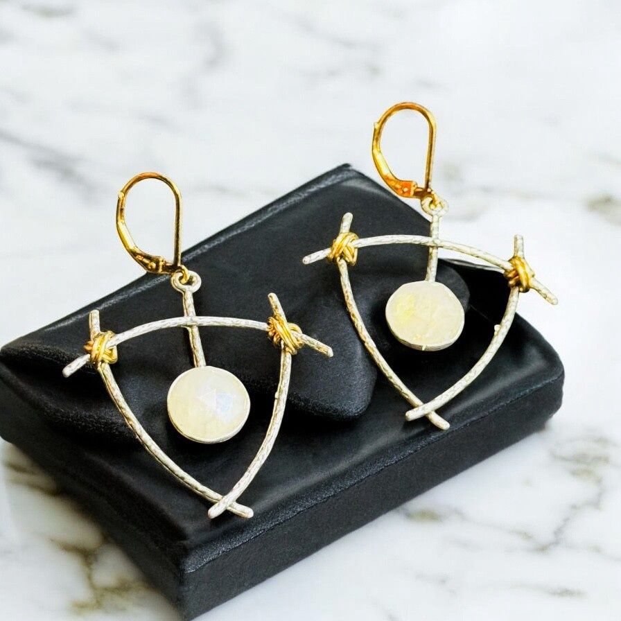 Rodgers Twighlight Earrings Moonstones