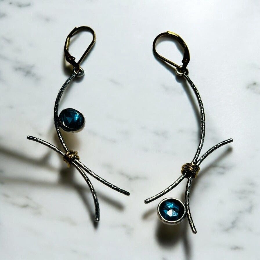 Rodgers Nocturne Earrings Pariba Kyanite