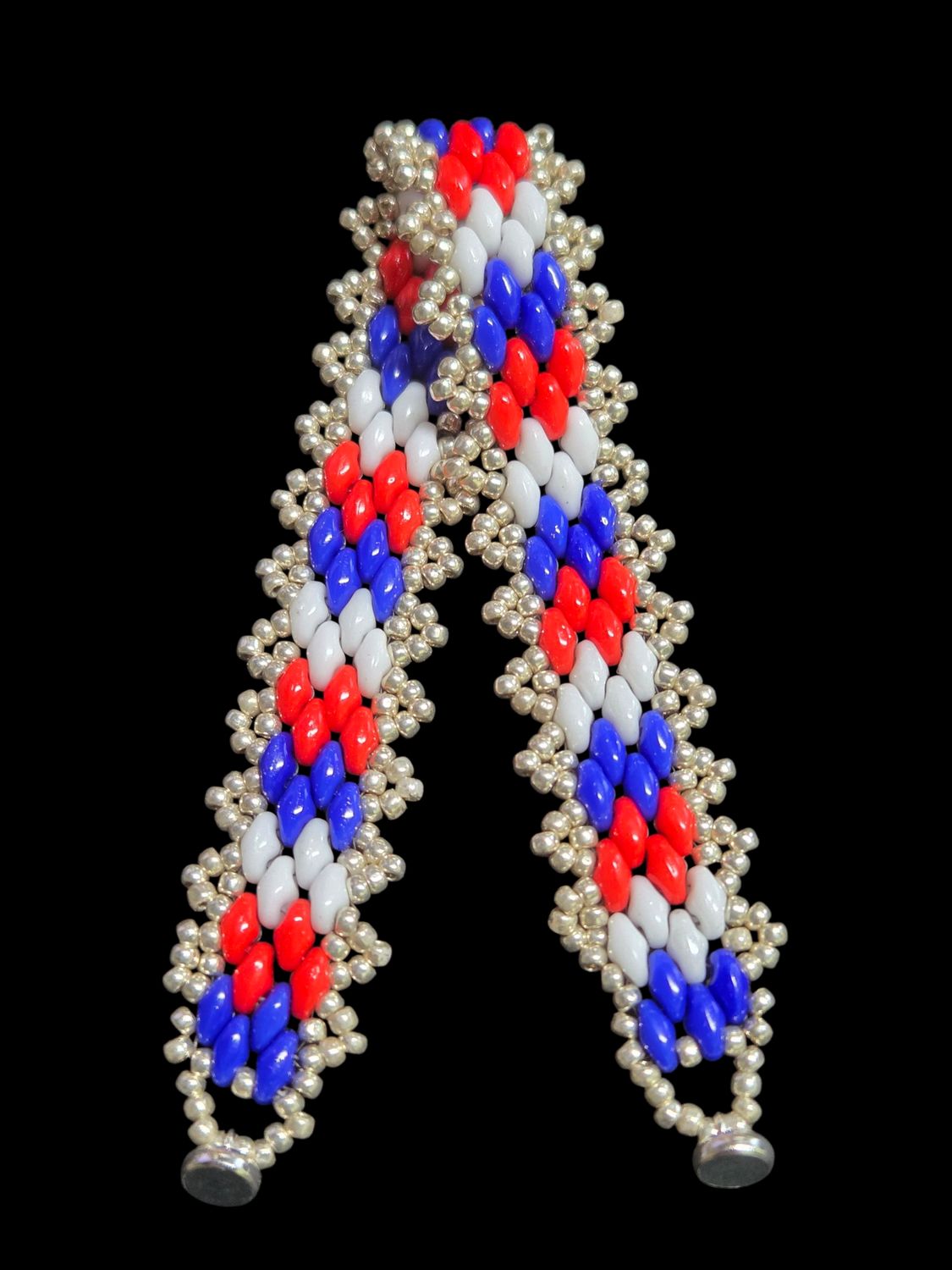 Boerman Red, White, and Blue Guacamole Bracelet