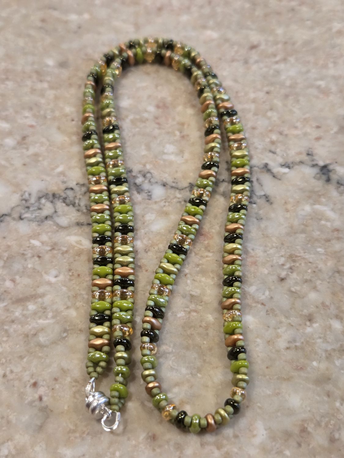 Whitney Wrap Bracelet/ Necklace &quot;Rainforest&quot;