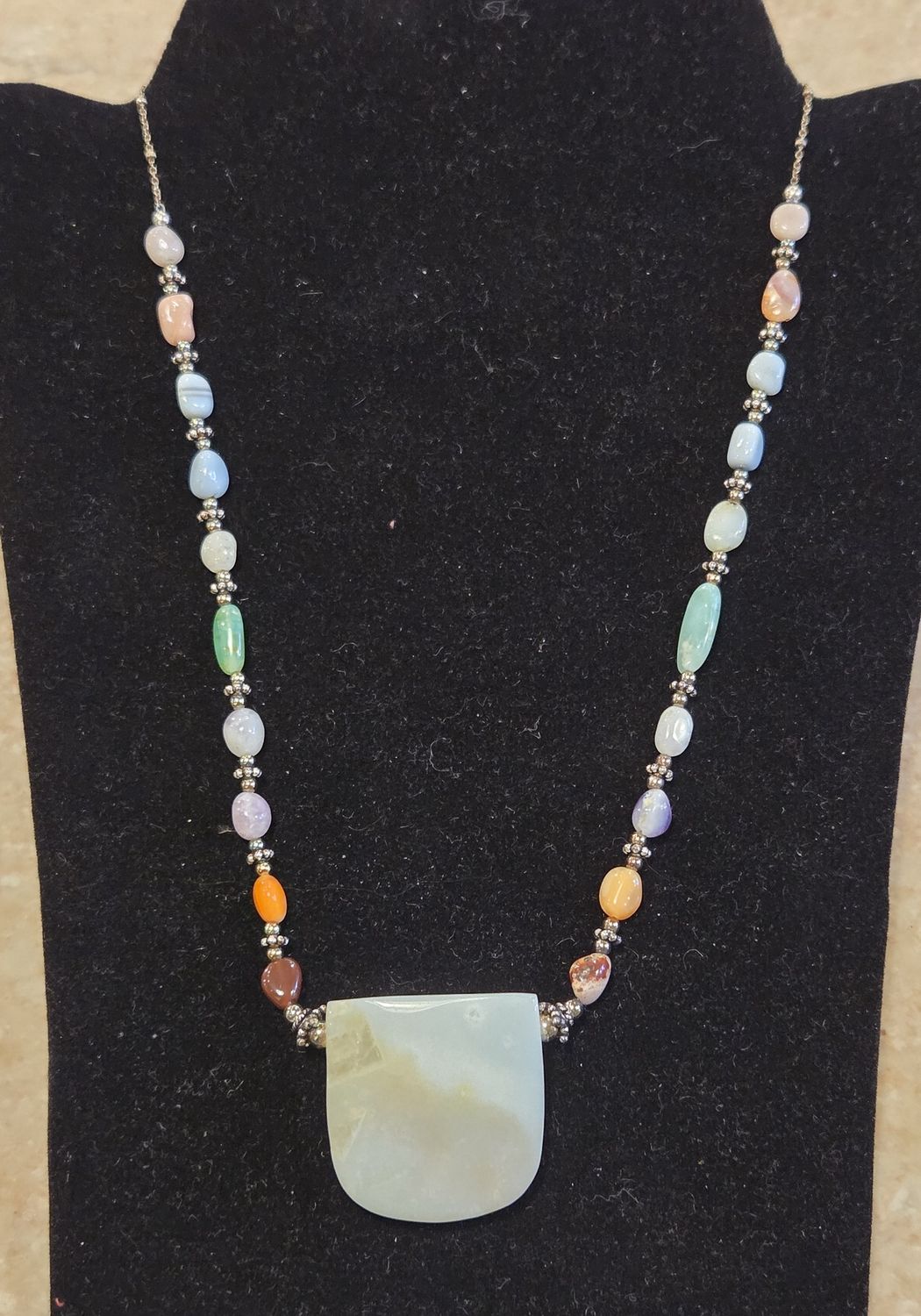 ESTANCIA NECK AMAZONITE/OPAL