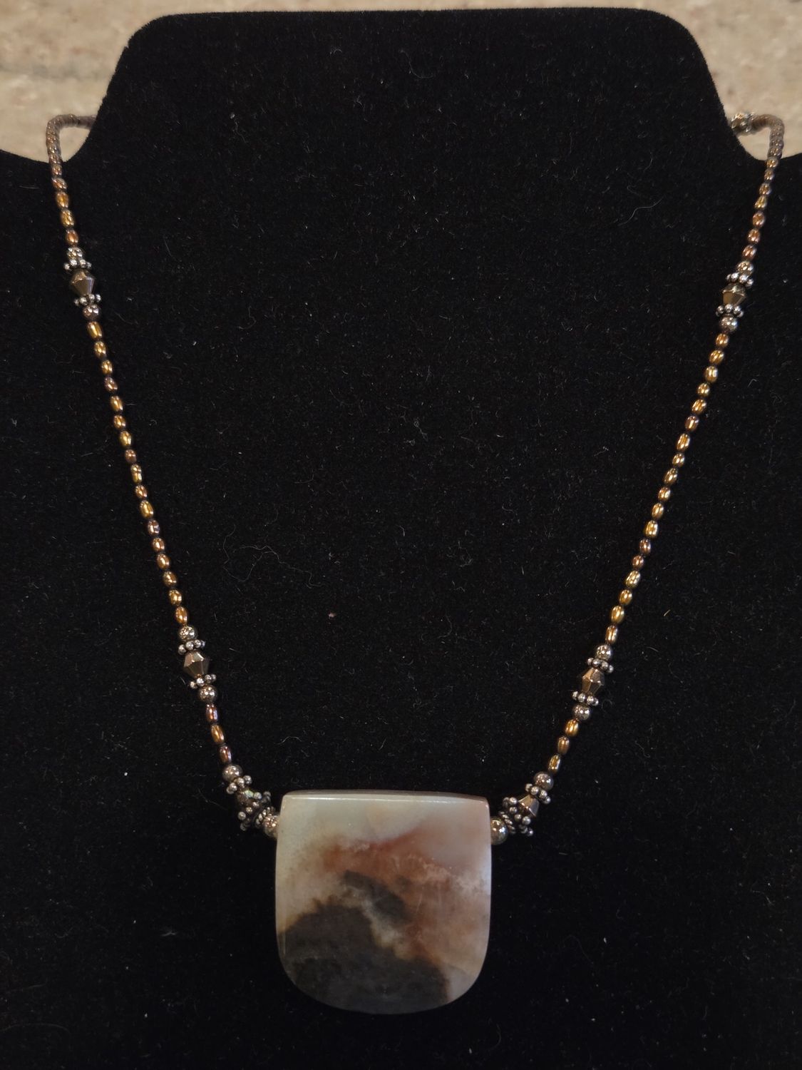 ESTANCIA NECK AMAZONITE COPPER