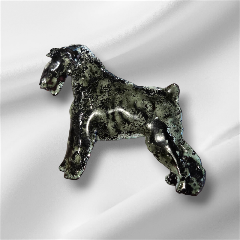 Adams Enamled Copper Pin Miniture Schnauzer