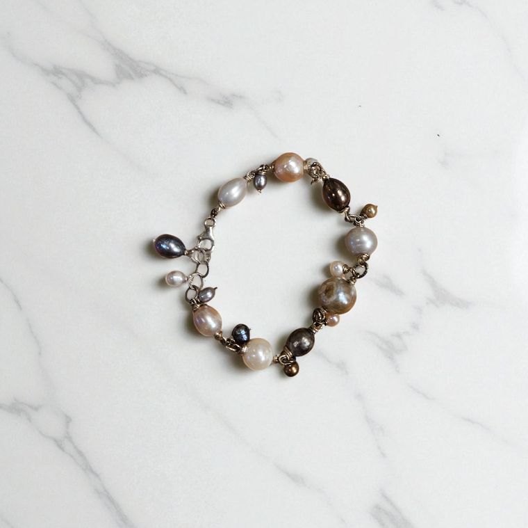 Robb Pearl Jangle Bracelet