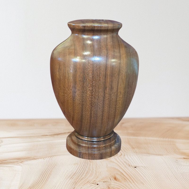 Farnsworth Small Black Walnut Vase