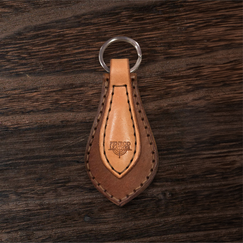 Penrod Leather Keychain Brown