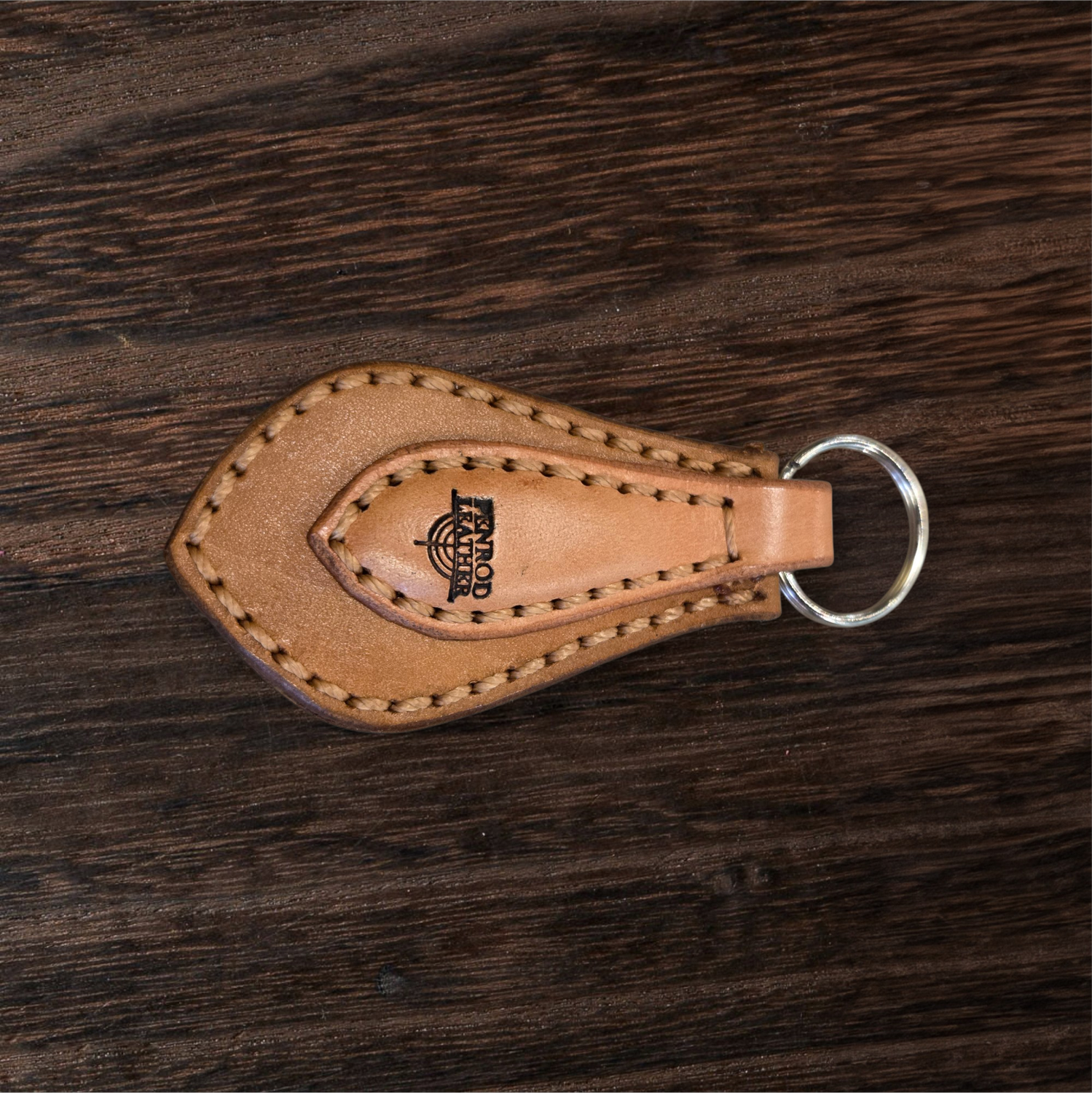 Penrod Leather Keychain Natural