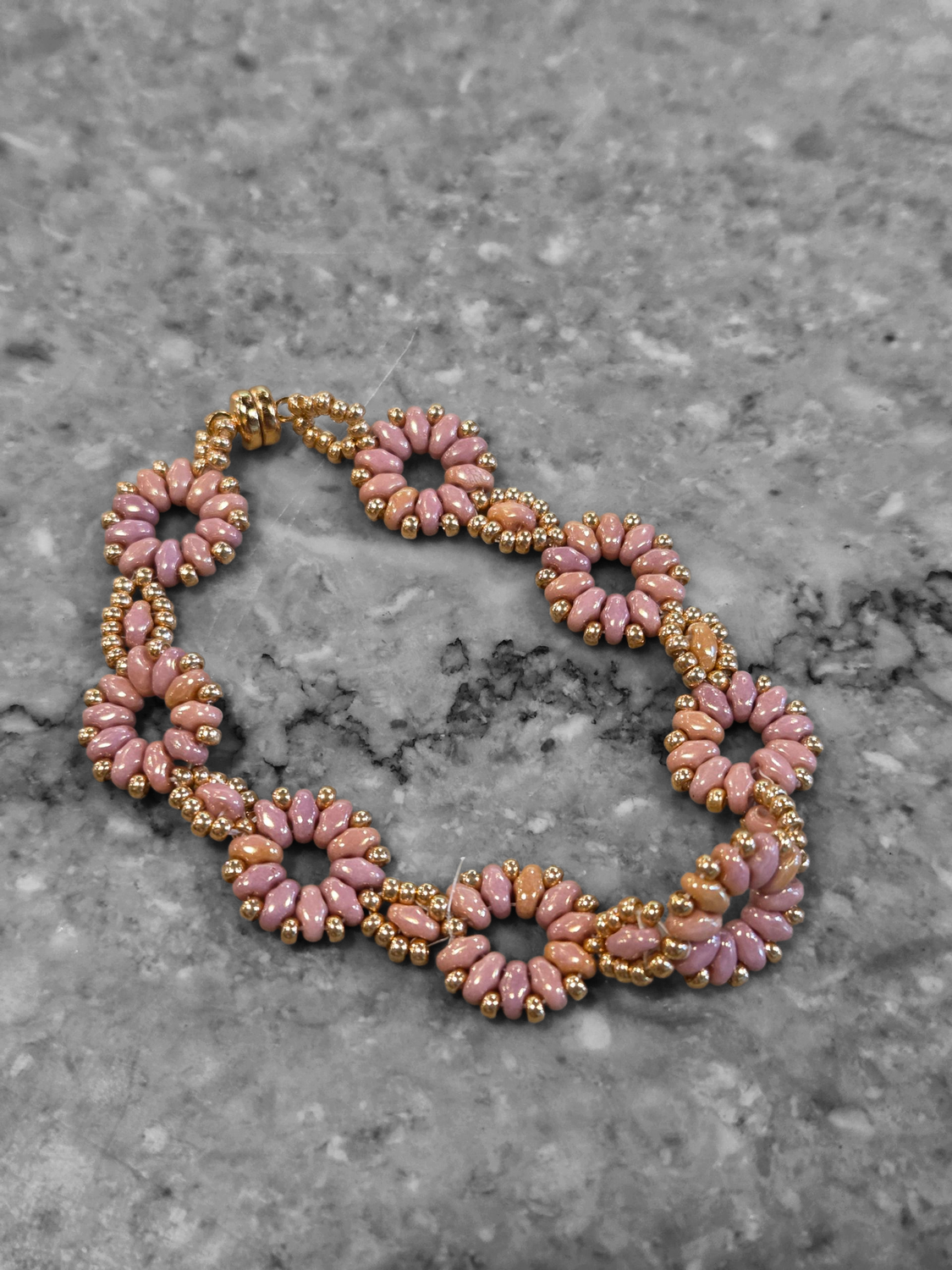 Boerman Bracelet Pink Flowers