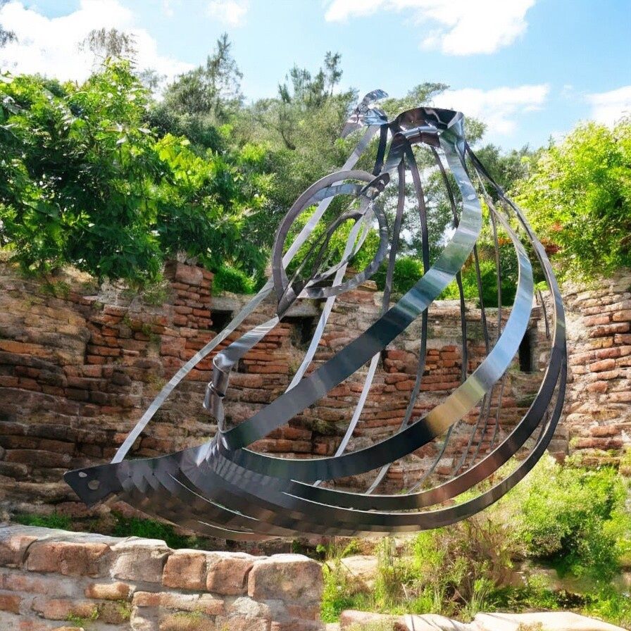 Groaning Original Aluminum Hanging &quot;Seed of the Moon&quot;