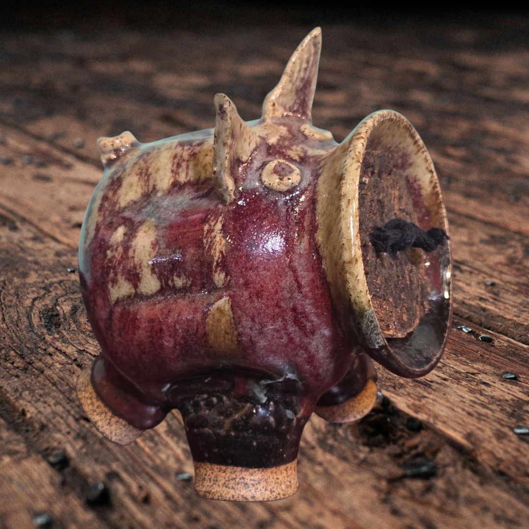 Vision Ceramic Piggy Bank, Color: Earth Tone