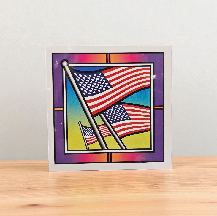 MeTimothy Card &quot;3 Heart Flags&quot;