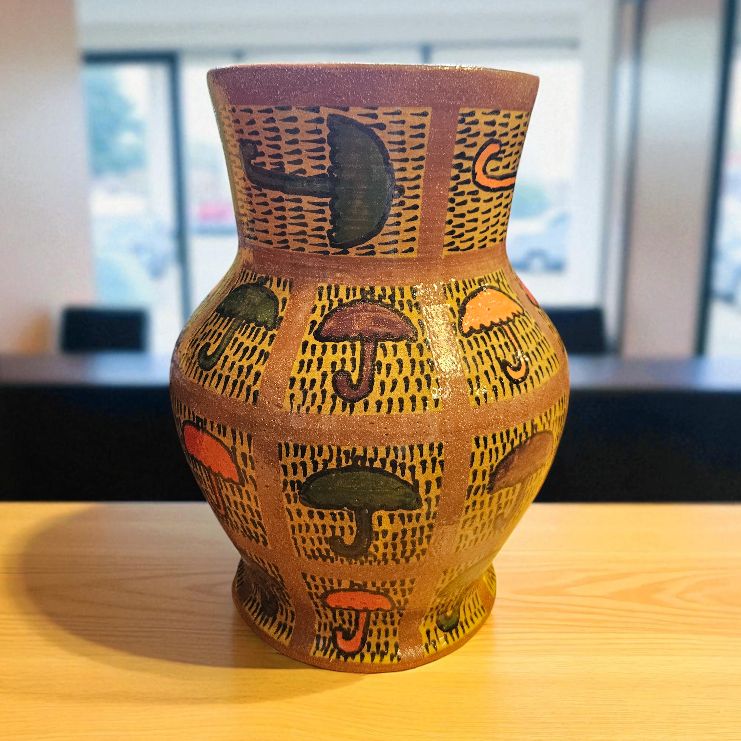 Okechukwu Vessel/Vase Extra Large Umbrella Pattern