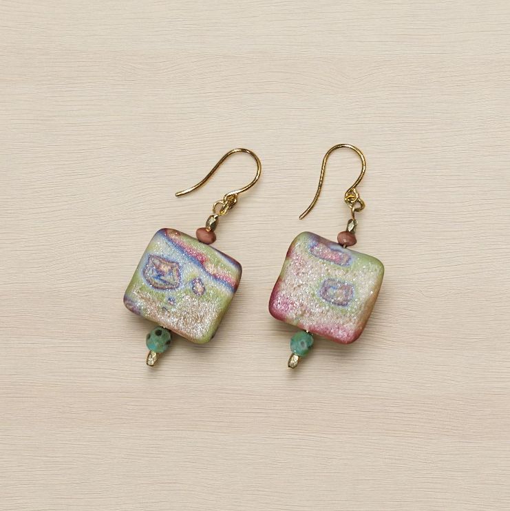 Most Earring Mokume Gane