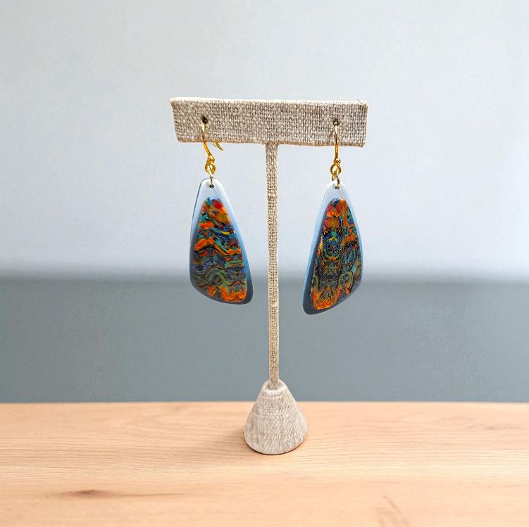 Most Earrings Natasha Bead Blue