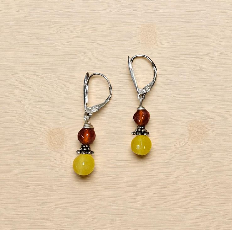 Rasmussen Earrings Honey Chalcedony