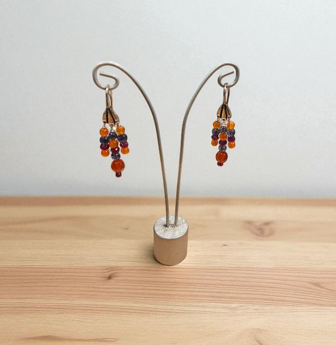 Rasmussen Earrings Carnelian Dangle