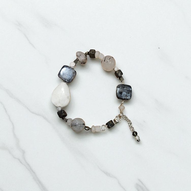 Rasmussen Bracelet Howlite Teardrops