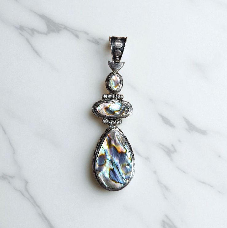 Ras-Jolj Pendant Abalone Shells Eardrop