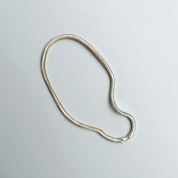 Ras-Jolj Necklace Woven Snake Chain - 16&quot;