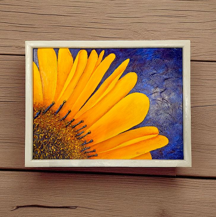 Angerame Sunflower Framed