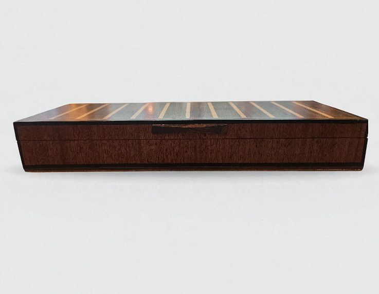 Cole Jewelry Box Brazilian Rosewood, Gaboon Ebony Honduran Mahogany