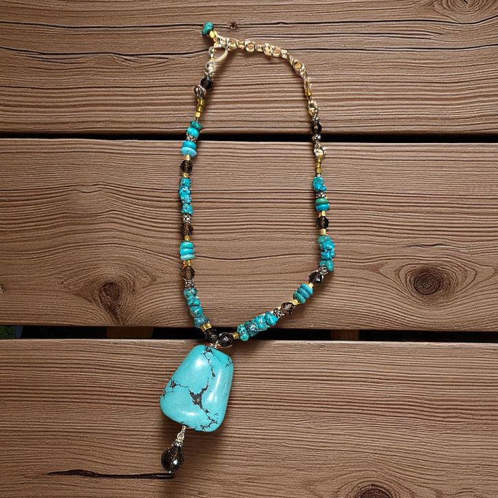 Rasmussen Necklace Large Arizona Turquoise