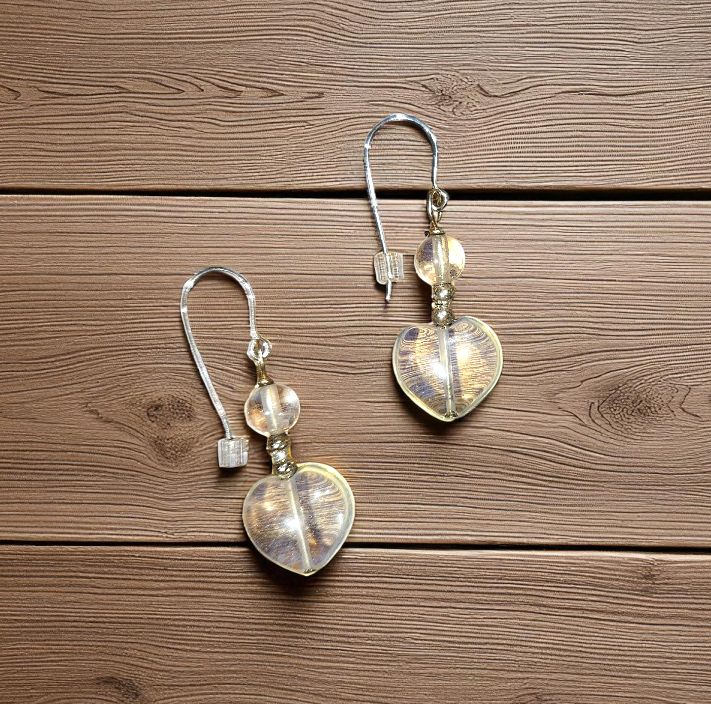 Rasmussen Earrings Pineapple Quartz Hearts