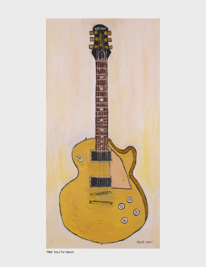 Dug Nap Print Goldtop Gibson