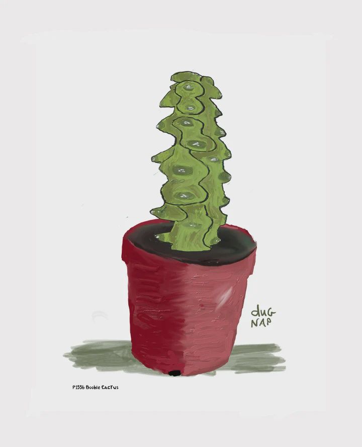 Dug Nap Print &quot;Boobie Cactus&quot;