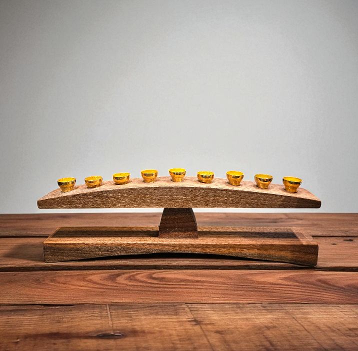 OTE Black Walnut Menorah