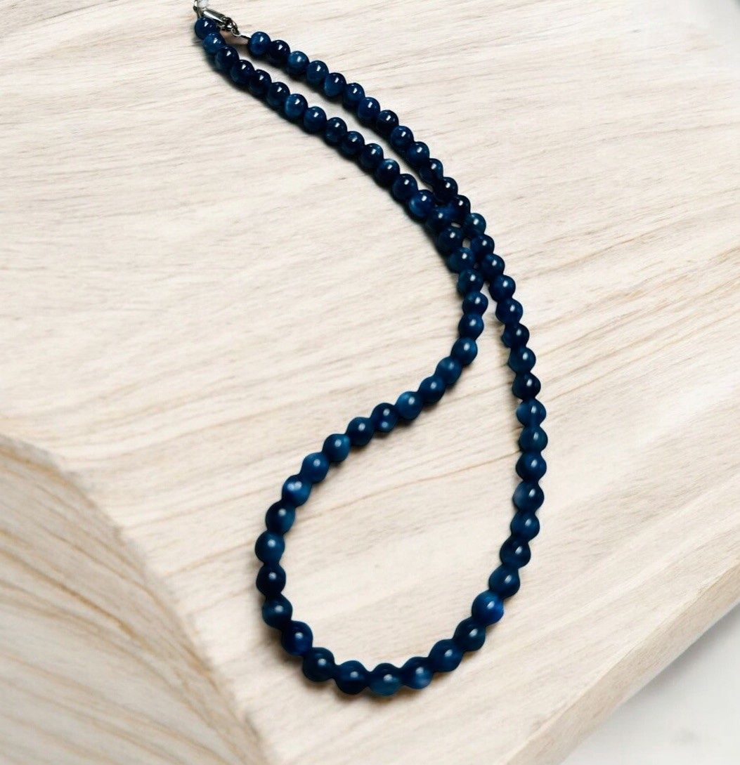 Trueworthy Necklace Round Blue Kyanite