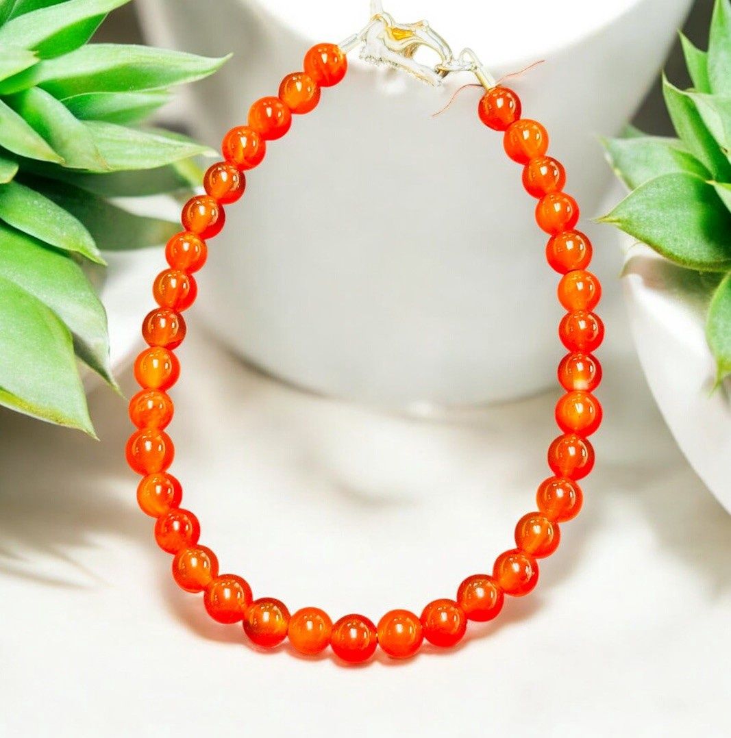 Trueworthy Bracelet Round Carnelian