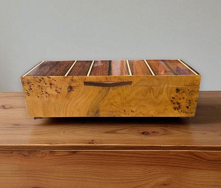 Cole Box Gaboon Ebony, Cocobolo Rosewood