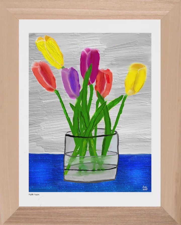 Dug Nap Print Tulips