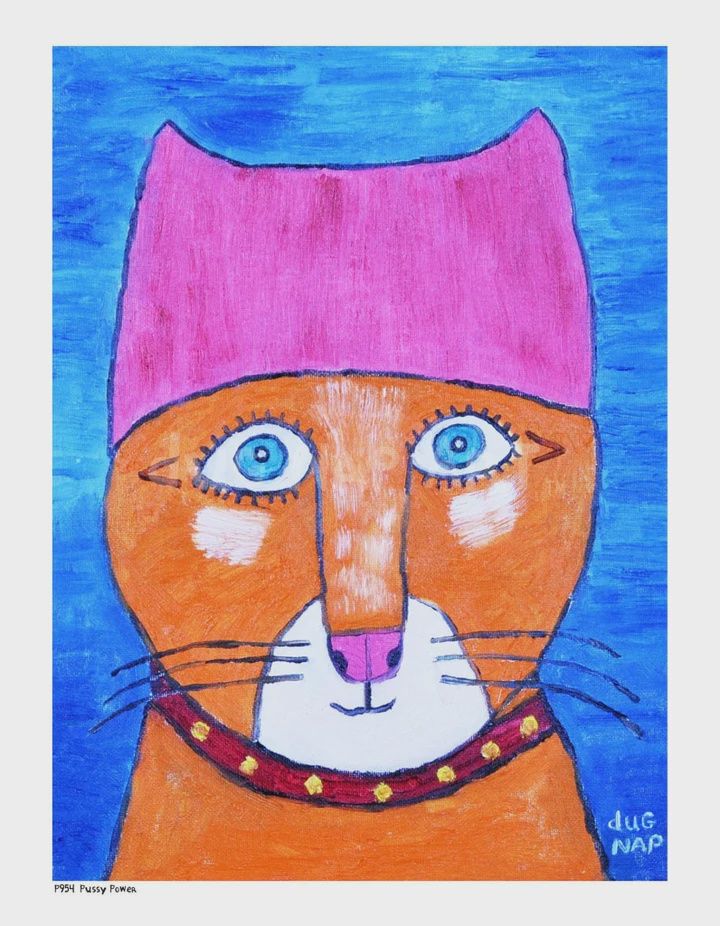 Dug Nap Print Pussy Cat