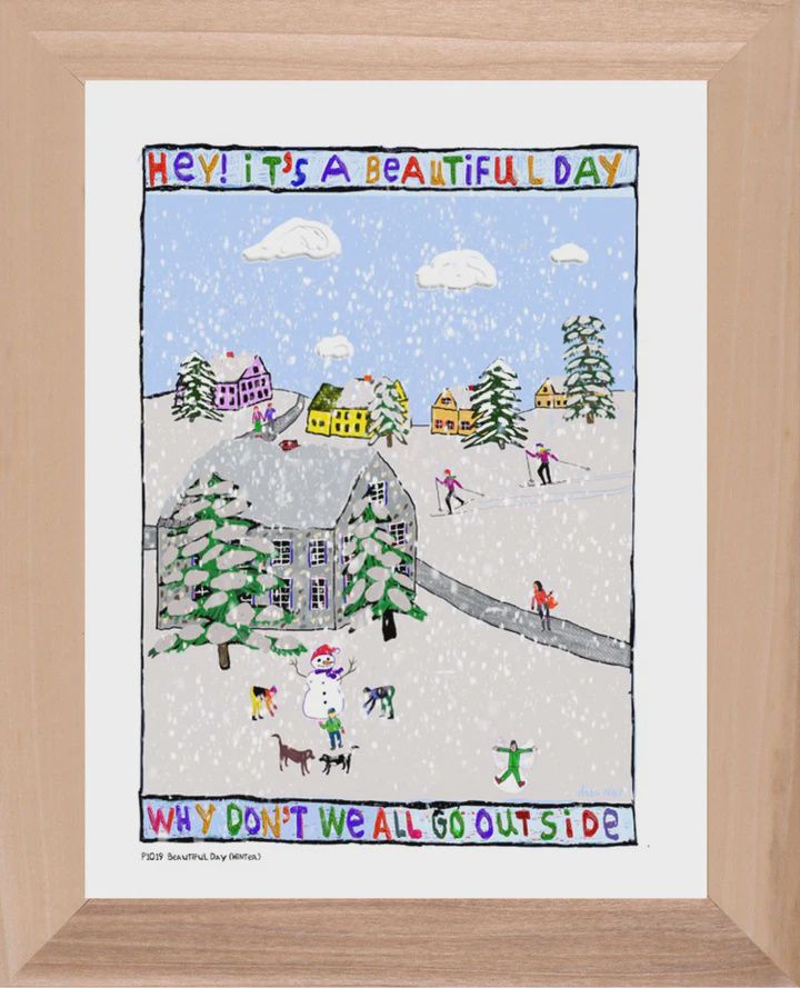 Dug Nap Print A Beautiful Day (Winter)