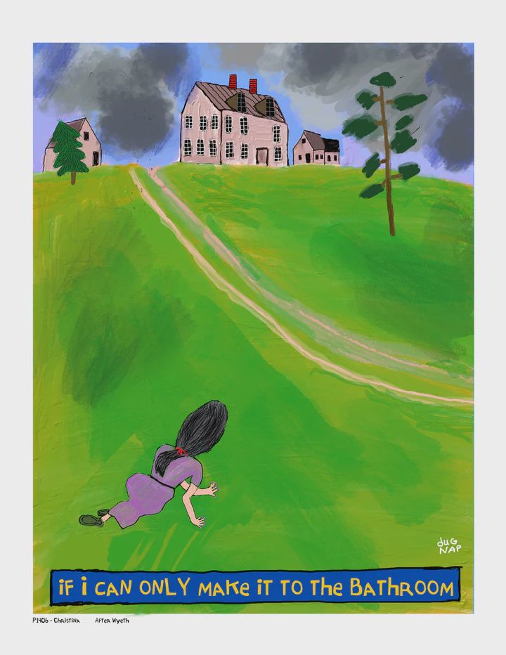 Dug Nap Print Christina-After Wyeth