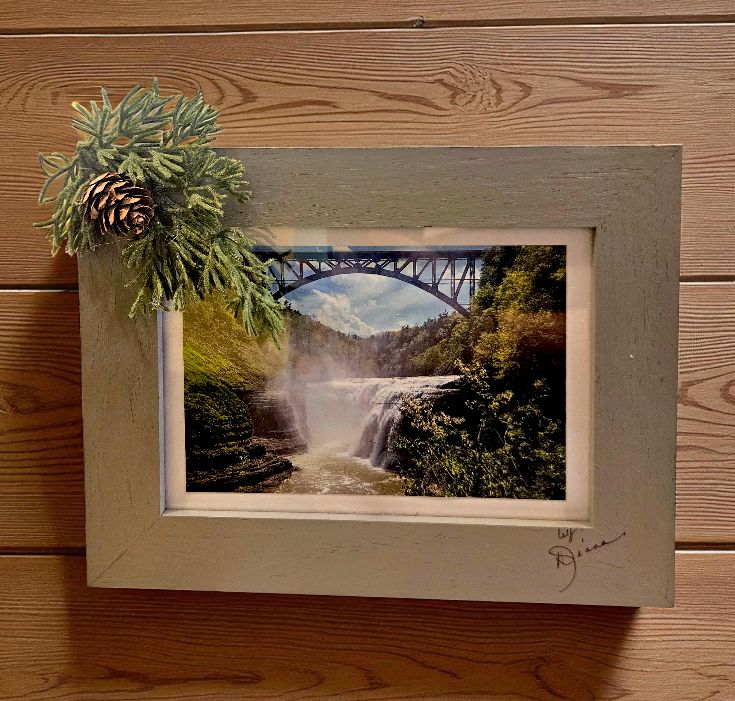 Mishler Framed Print Letchworth Bridge